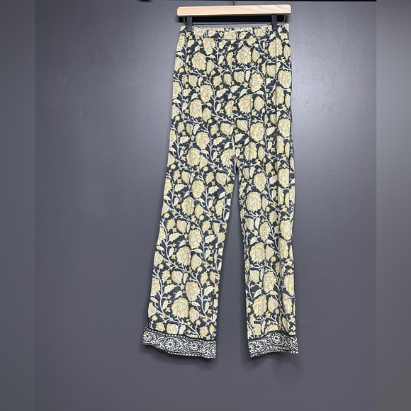 NWOT Cleobella Venus Pj Bottoms Navy Floral Sita Eclipse XS - Picture 2 of 5